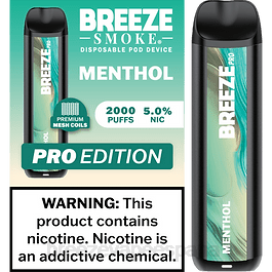 Breeze Vape Flavors - Breeze Pro 2000 bocanadas mentol 2JJR21