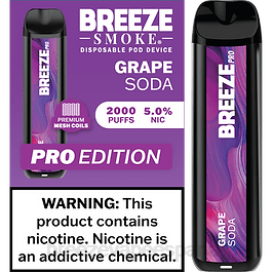 Breeze Vape Ingredients - Breeze Pro 2000 bocanadas refresco de uva 2JJR25