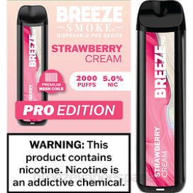 Breeze Vape Precio - Breeze Pro 2000 bocanadas Crema de fresa 2JJR13